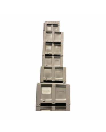 Schoeller Allibert Gebruikte Palletboxen, gesloten, 120x100x76cm met 3 sledes, gebruikt Schoeller Allibert Gebruikte Palletboxen, gesloten, 120x100x76cm met 3 sledes, gebruikt