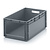 Auer Magazijnbak, 600x400x270 mm, euronorm, grijs kunststof, gebruikt