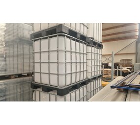 Embox IBC container 1000 liter, 120x100x116 cm, kunststof pallet, gebruikt Embox IBC container 1000 liter, 120x100x116 cm, kunststof pallet, gebruikt