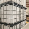 Embox IBC container 1000 liter, 120x100x116 cm, kunststof pallet, gebruikt