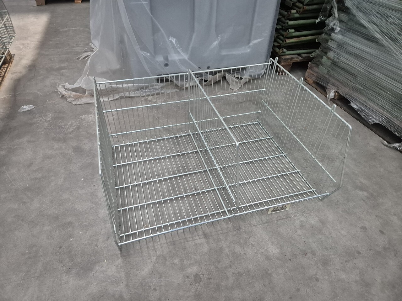 Emtrade Set van 5 draadmanden 90x70x40 cm, gegalvaniseerd, gebruikt (als nieuw)