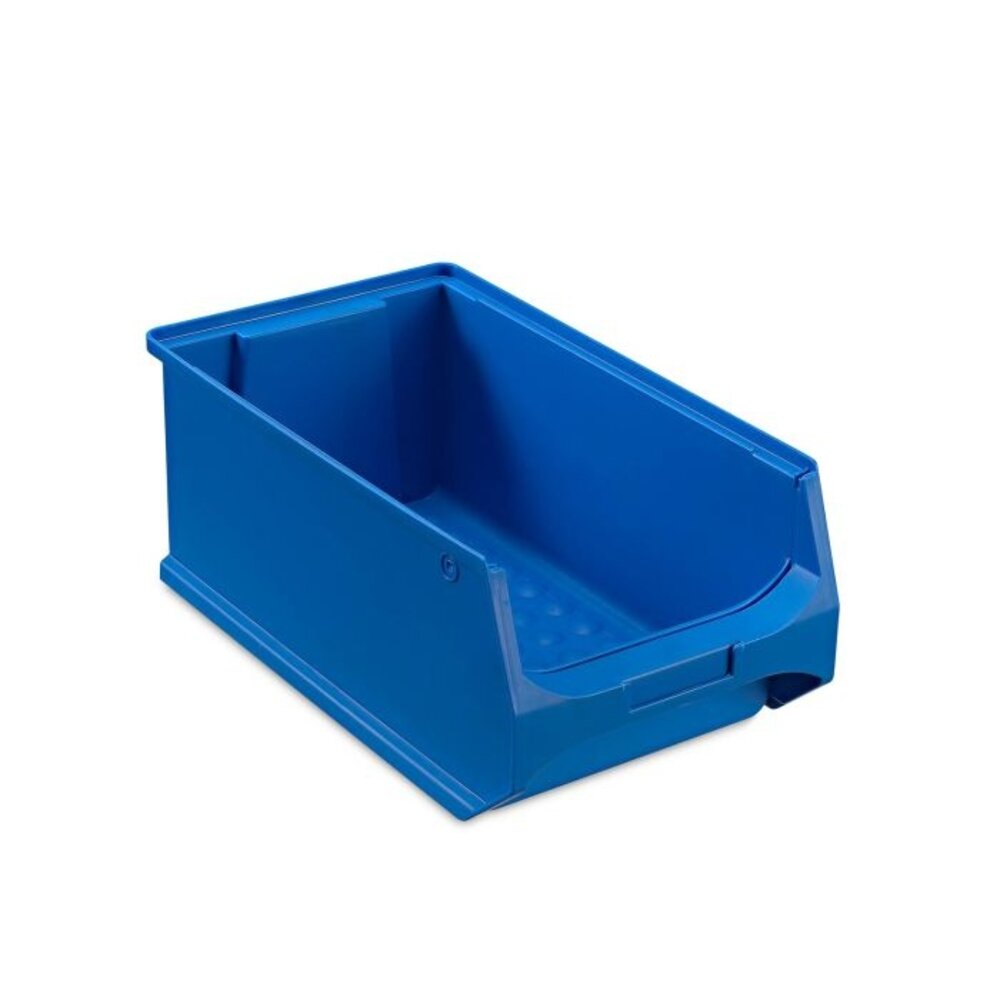 Embox Magazijnbak, 350x200x150 mm, blauw kunststof, nieuw
