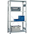 Meta Meta Clip legbordstelling 250x130x80 cm, 5 legborden, gebruikt Meta Meta Clip legbordstelling 250x130x80 cm, 5 legborden, gebruikt