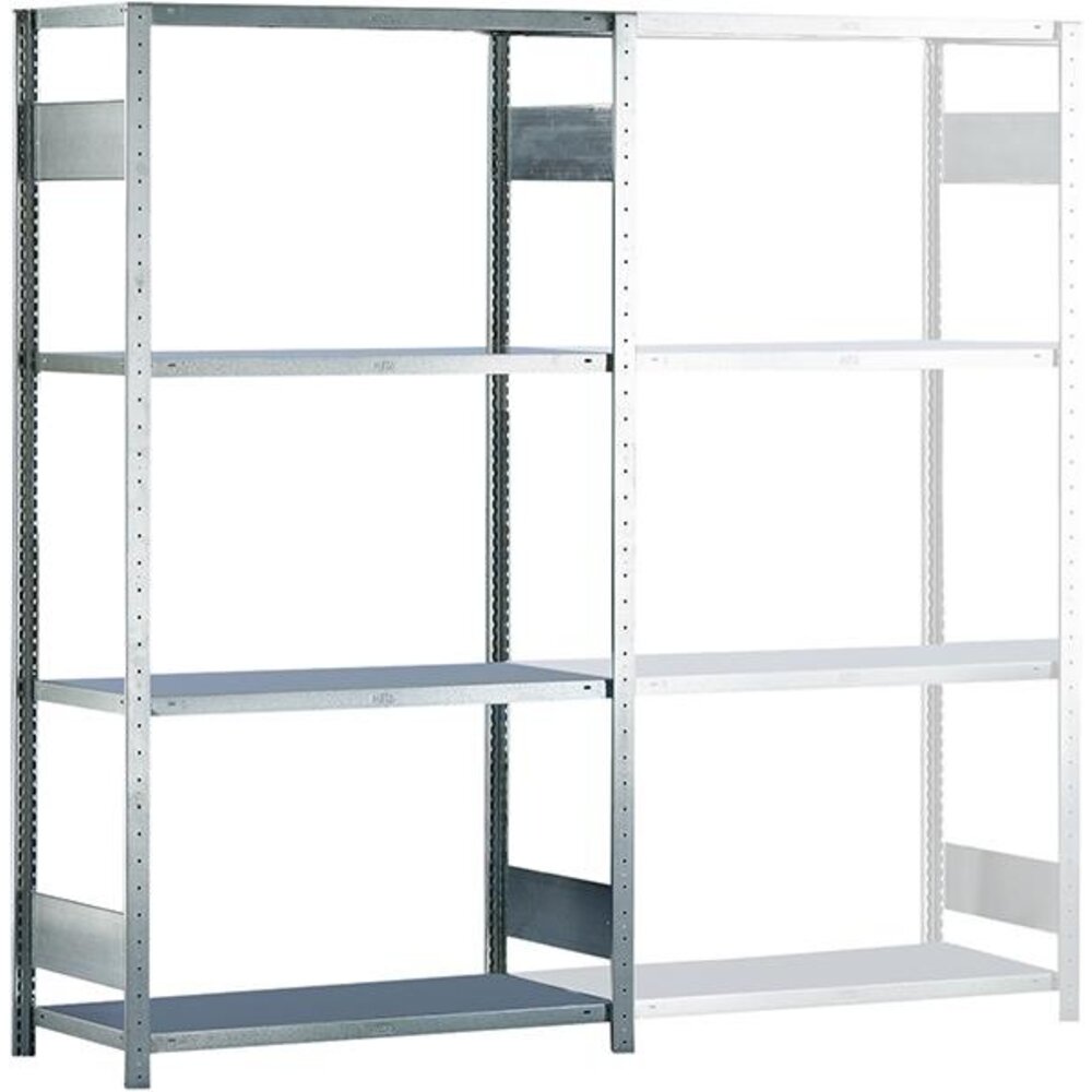 Meta Clip legbordstelling 250x100x40 cm, gebruikt - Emtrade.nl