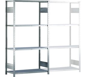 Meta Meta Clip legbordstelling 250x100x40 cm, gebruikt Meta Meta Clip legbordstelling 250x100x40 cm, gebruikt