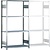 Meta Meta Clip legbordstelling 250x100x40 cm, gebruikt Meta Meta Clip legbordstelling 250x100x40 cm, gebruikt