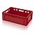 Embox Vleeskrat, 600x400x200 mm, euronorm, rood kunststof, nieuw