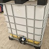 Embox IBC container 1000 liter, 120x100x116 cm, kunststof pallet, gebruikt