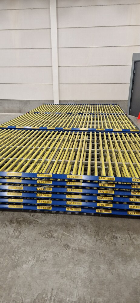 Jungheinrich Doorrolstelling plateau 2700x2400 mm, gebruikt