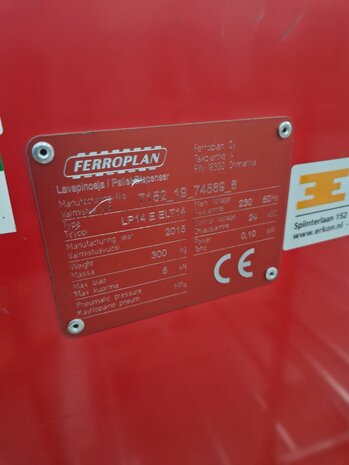 Ferroplan Ferroplan palletdispenser voor 15 europallets LP14E ELT14, gebruikt Ferroplan Ferroplan palletdispenser voor 15 europallets LP14E ELT14, gebruikt