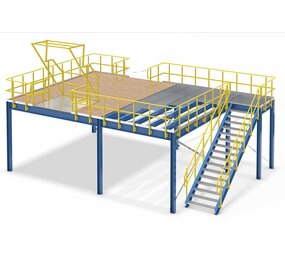 Entresolvloer 500kg/m2, gebruikt