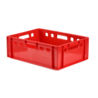 Emtrade E2 krat 600x400x200 rood gesloten, gebruikt Emtrade E2 krat 600x400x200 rood gesloten, gebruikt