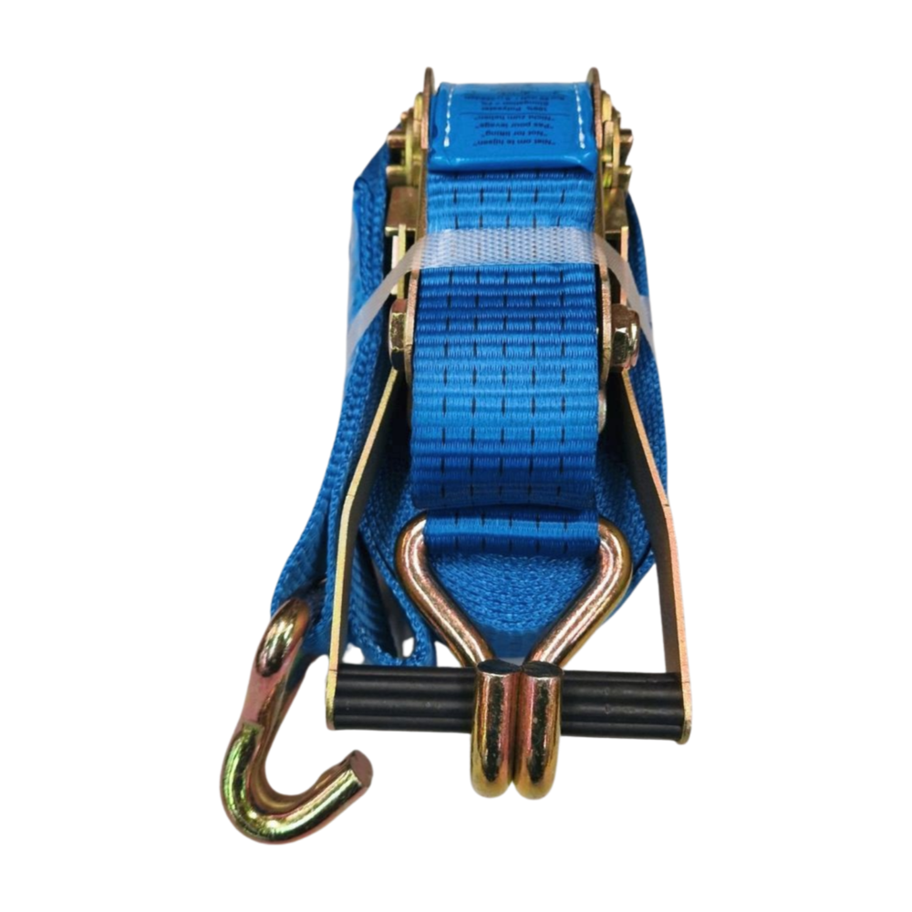 Emtrade (Nieuw) Spanband 9m 2-delig 50mm blauw 5000kg, nieuw