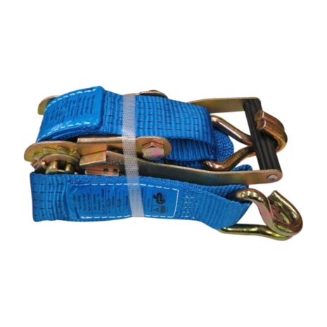 Emtrade Spanband 9m 2-delig 50mm blauw 5000kg, nieuw Emtrade Spanband 9m 2-delig 50mm blauw 5000kg, nieuw