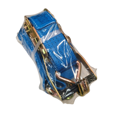 Emtrade (Nieuw) Spanband 9m 2-delig 50mm blauw 5000kg, nieuw