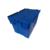 Engels Distributiebak, 600x400x320 mm, euronorm, blauw kunststof, gebruikt
