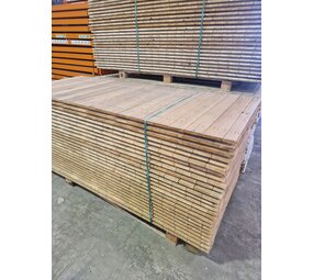 Emtrade Vlonder vurenhout, 100% gesloten mes-groef, gebruikt Emtrade Vlonder vurenhout, 100% gesloten mes-groef, gebruikt