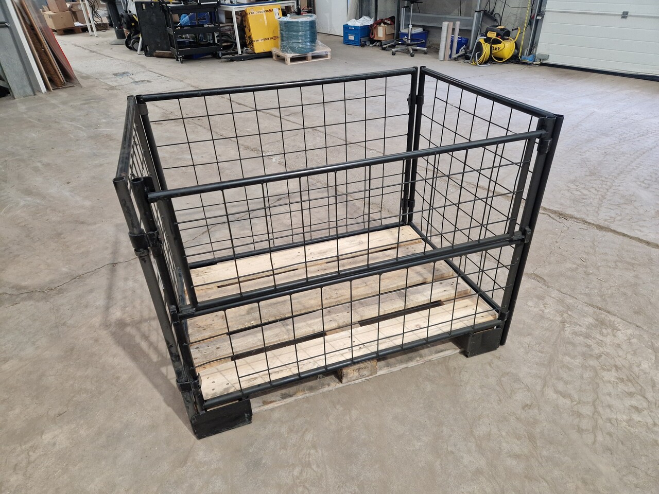 Cordes Pallet opzetrand 1200x800x965mm zwart, gebruikt Cordes Pallet opzetrand 1200x800x965mm zwart, gebruikt