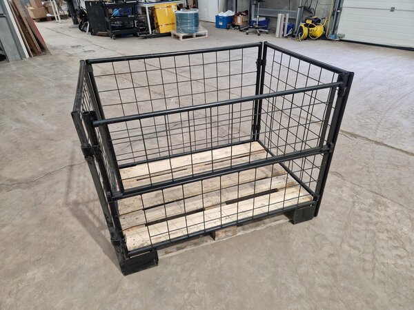 Cordes Pallet opzetrand 1200x800x965mm zwart, gebruikt Cordes Pallet opzetrand 1200x800x965mm zwart, gebruikt