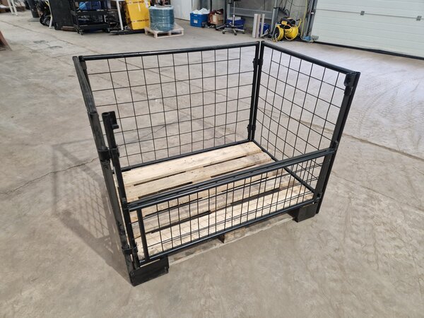 Cordes Pallet opzetrand 1200x800x965mm zwart, gebruikt Cordes Pallet opzetrand 1200x800x965mm zwart, gebruikt