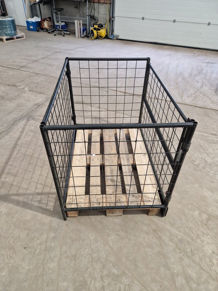 Cordes Pallet opzetrand 1200x800x965mm zwart, gebruikt Cordes Pallet opzetrand 1200x800x965mm zwart, gebruikt