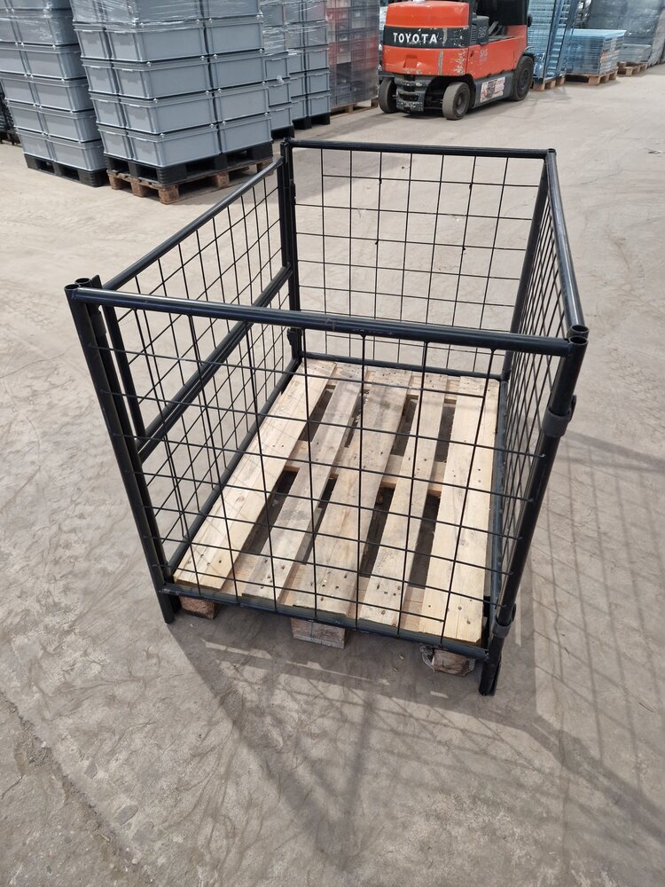 Cordes Pallet opzetrand 1200x800x965mm zwart, gebruikt Cordes Pallet opzetrand 1200x800x965mm zwart, gebruikt