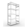 Meta Meta Clip legbordstelling 200x130x60 cm, 5 legborden, gebruikt Meta Meta Clip legbordstelling 200x130x60 cm, 5 legborden, gebruikt