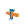 Stow Stow Ligger 2700x130x50 mm 3000kg Oranje PNB 0413, nieuw Stow Stow Ligger 2700x130x50 mm 3000kg Oranje PNB 0413, nieuw