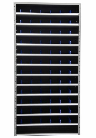 Vakkenkast schottenkast 198x100x30, 72 schotjes, Grijs, Nieuw Vakkenkast schottenkast 198x100x30, 72 schotjes, Grijs, Nieuw