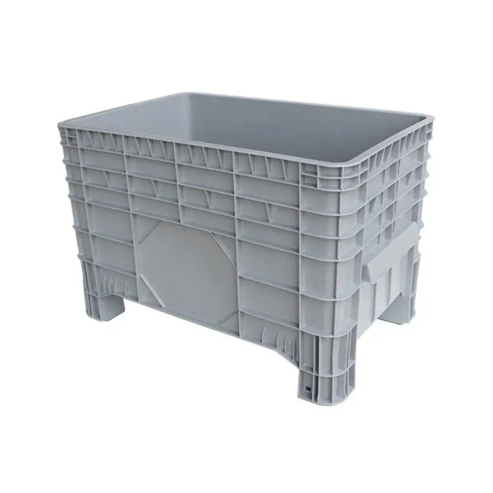 Emtrade Palletbox 640x1040x670mm gesloten 285 liter, 4 poten, gebruikt Emtrade Palletbox 640x1040x670mm gesloten 285 liter, 4 poten, gebruikt