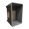 Emtrade Palletbox 640x1060x670mm gesloten 285 liter, 4 poten, gebruikt Emtrade Palletbox 640x1060x670mm gesloten 285 liter, 4 poten, gebruikt