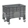 Emtrade (Nieuw) Grootvolumebak 640x1040x670mm gesloten 285 liter, 4 poten, nieuw