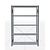 Stow Stow legbordstelling 233x130x60mm, 6 legborden, gebruikt Stow Stow legbordstelling 233x130x60mm, 6 legborden, gebruikt