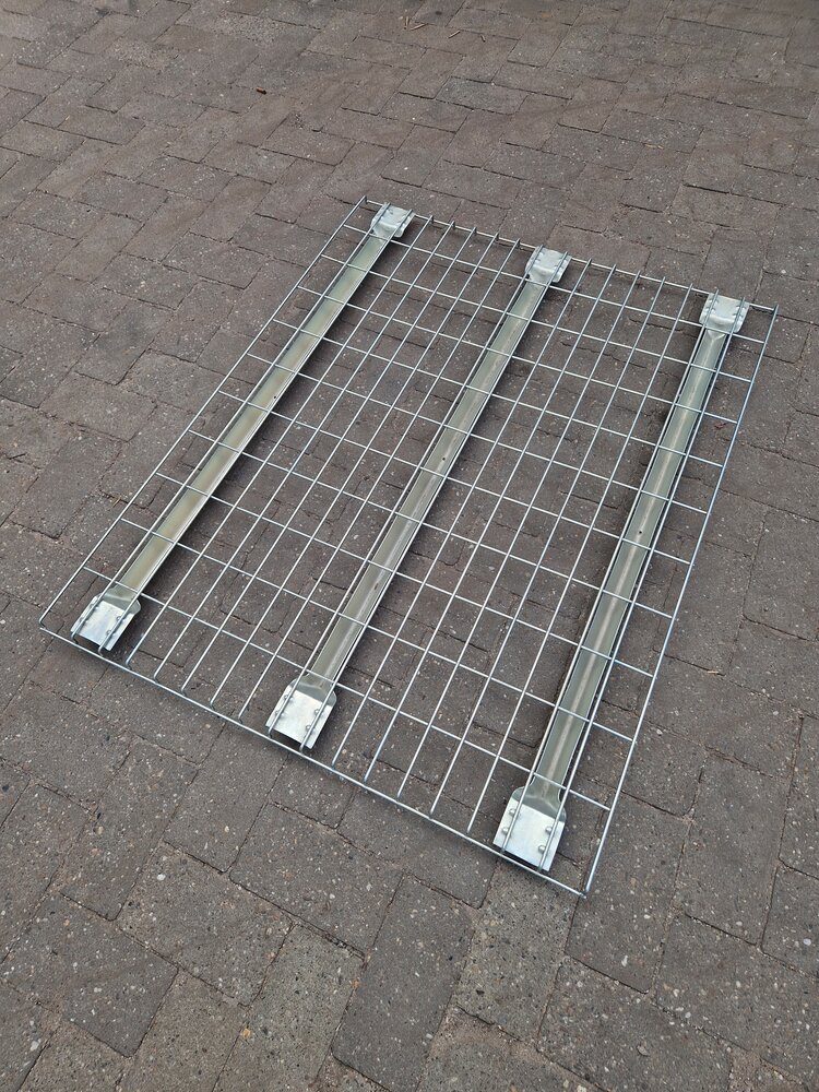 EMRACK Draadrooster legbord 1100x880mm 750kg mesh deck, gebruikt EMRACK Draadrooster legbord 1100x880mm 750kg mesh deck, gebruikt