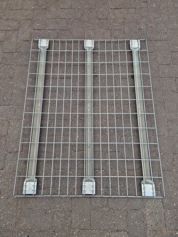 EMRACK Draadrooster legbord 1100x880mm 750kg mesh deck, gebruikt EMRACK Draadrooster legbord 1100x880mm 750kg mesh deck, gebruikt