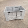 Schoeller Allibert Kunststof palletbox 1200x800x760mm met 1 luik, grijs, gebruikt Schoeller Allibert Kunststof palletbox 1200x800x760mm met 1 luik, grijs, gebruikt