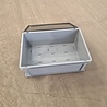 Emtrade Stapelbak met deksel, 600x400x220 mm, euronorm, grijs pp, gebruikt