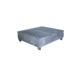 Emtrade (Nieuw) Stalen lekbak ibc tank 440 liter verzinkt, nieuw