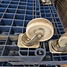 Feil Rolcontainer 3-heks met 2 houten legborden, gebruikt Feil Rolcontainer 3-heks met 2 houten legborden, gebruikt