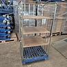 Feil Rolcontainer 3-heks met 2 houten legborden, gebruikt Feil Rolcontainer 3-heks met 2 houten legborden, gebruikt