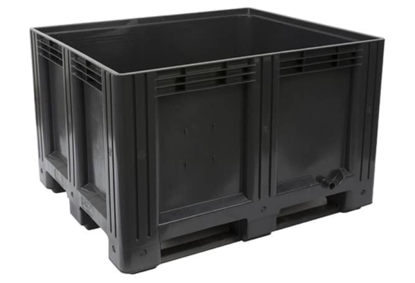 Embox Palletbox kunststof 120x100x76cm gesloten, 3-sledes, nieuw Embox Palletbox kunststof 120x100x76cm gesloten, 3-sledes, nieuw