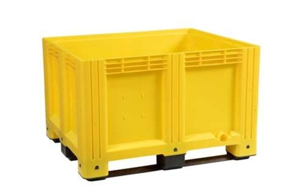 Embox Palletbox kunststof 120x100x76cm gesloten, 3-sledes, nieuw Embox Palletbox kunststof 120x100x76cm gesloten, 3-sledes, nieuw