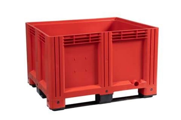 Embox Palletbox kunststof 120x100x76cm gesloten, 3-sledes, nieuw Embox Palletbox kunststof 120x100x76cm gesloten, 3-sledes, nieuw