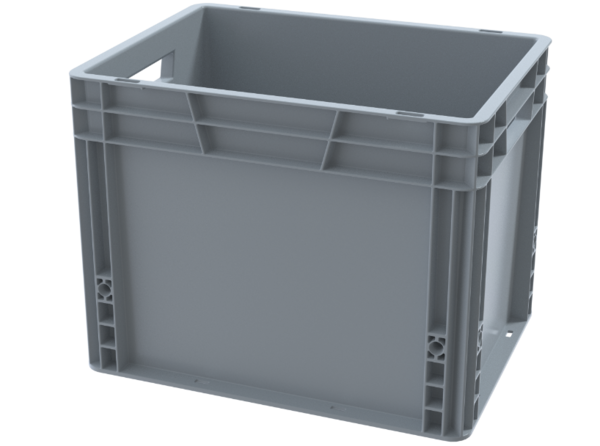 Emtrade Stapelbak Euronorm, 400x300x320 mm grijs, Gebruikt Emtrade Stapelbak Euronorm, 400x300x320 mm grijs, Gebruikt