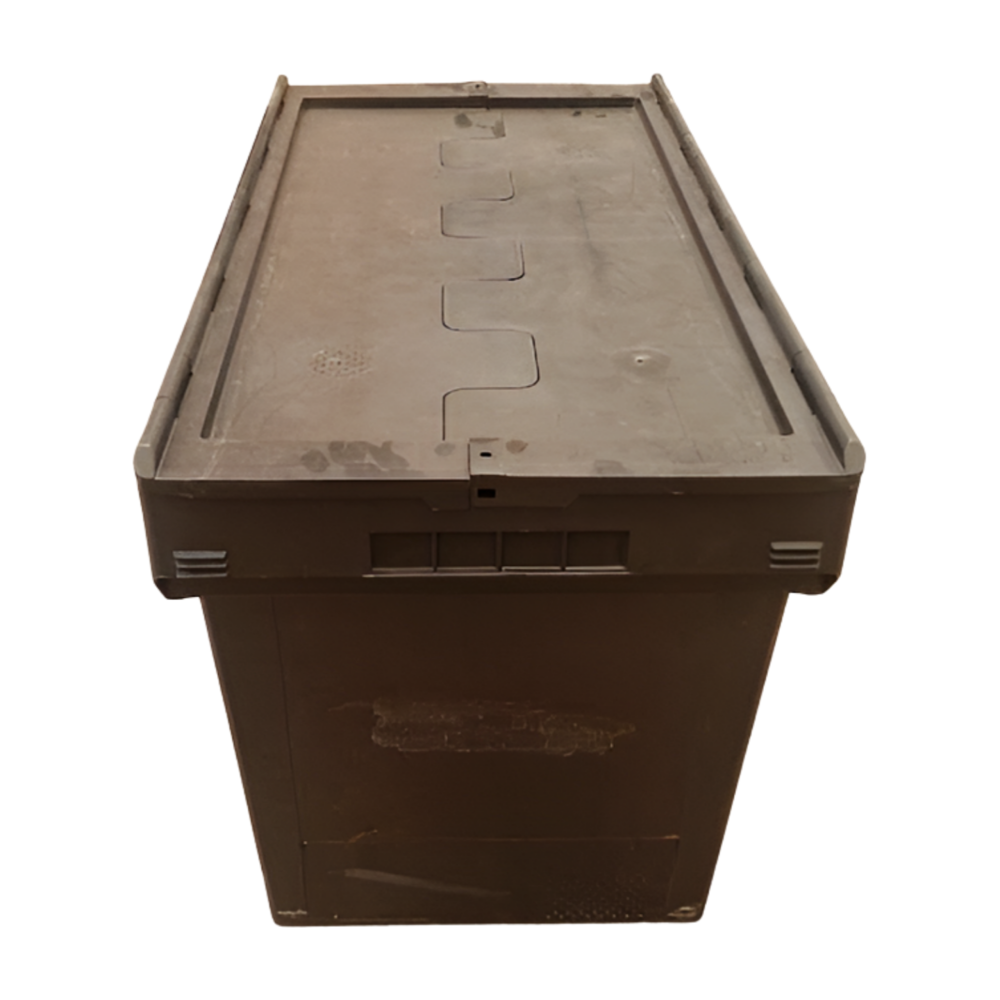 BITO Distributiebak, 800x400x423 mm, zwart kunststof, gebruikt