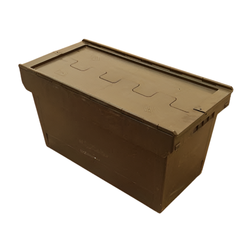 BITO Distributiebak, 800x400x423 mm, zwart kunststof, gebruikt