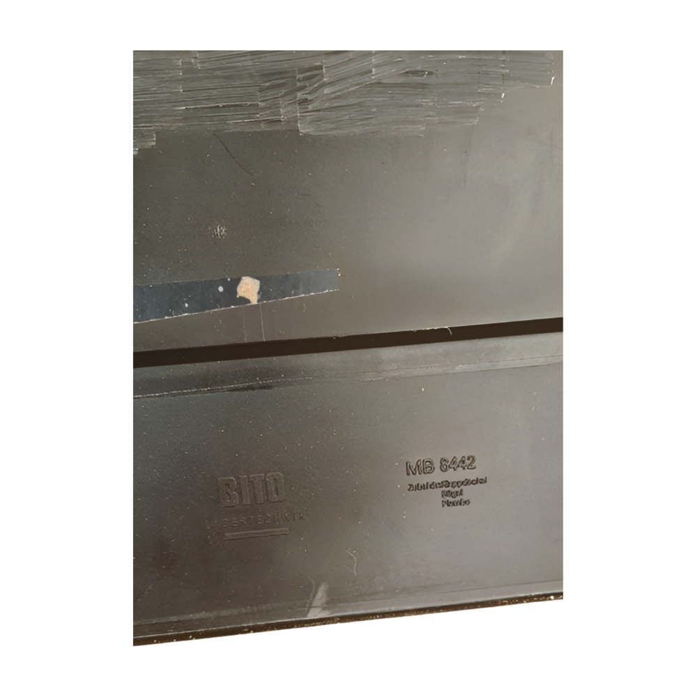 BITO Distributiebak 800x400x423 mm nestbaar, zwart, licht gebruikt