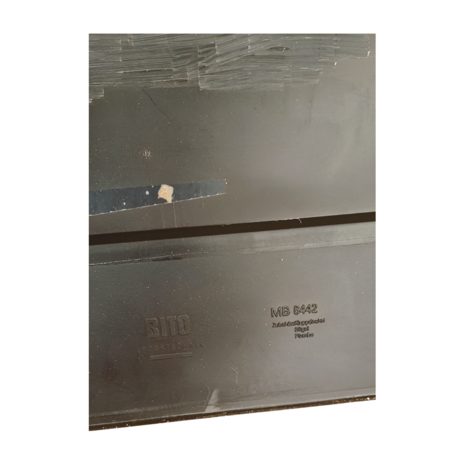 BITO Distributiebak 800x400x423 mm nestbaar, zwart, licht gebruikt