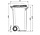 Afvalcontainer 240 liter, licht gebruikt
