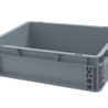 Emtrade (Nieuw) Stapelbak 400x300x120mm Gesloten Grijs, Nieuw